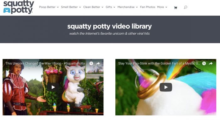 Squatty Potty opted to shine a light on the issue with a delightfully bizarre video featuring Prince Charming and eating unicorn poop.